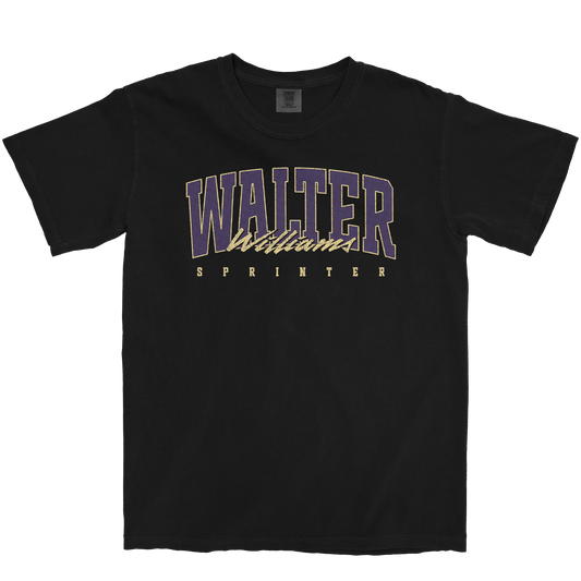 WALTER WILLIAMS RETRO BLACK TEE
