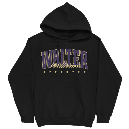 WALTER WILLIAMS RETRO BLACK HOODIE