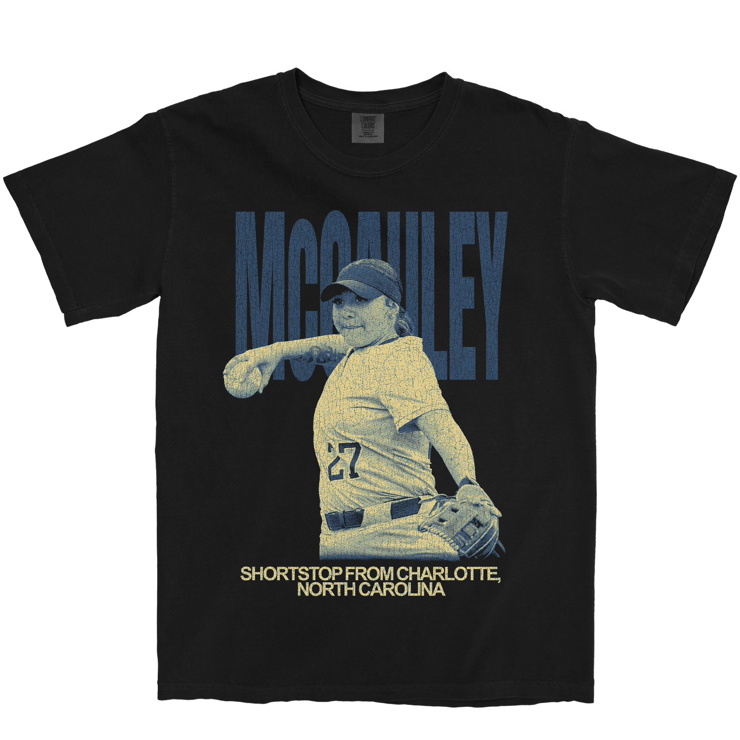 AVA MCCAULEY VINTAGE BLACK TEE