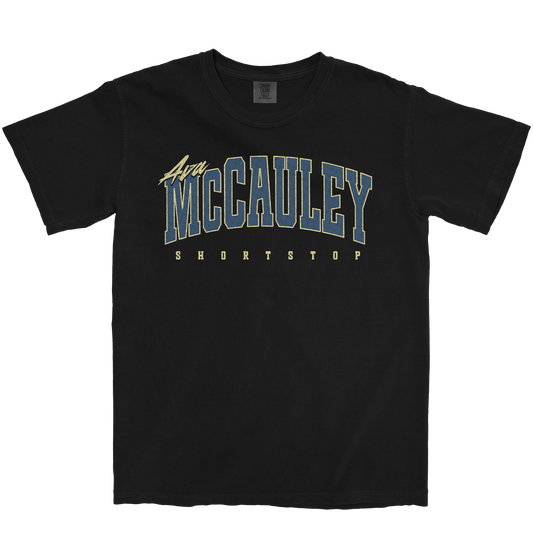 AVA MCCAULEY RETRO BLACK TEE