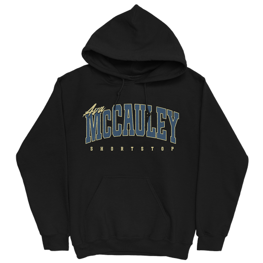 AVA MCCAULEY RETRO BLACK HOODIE