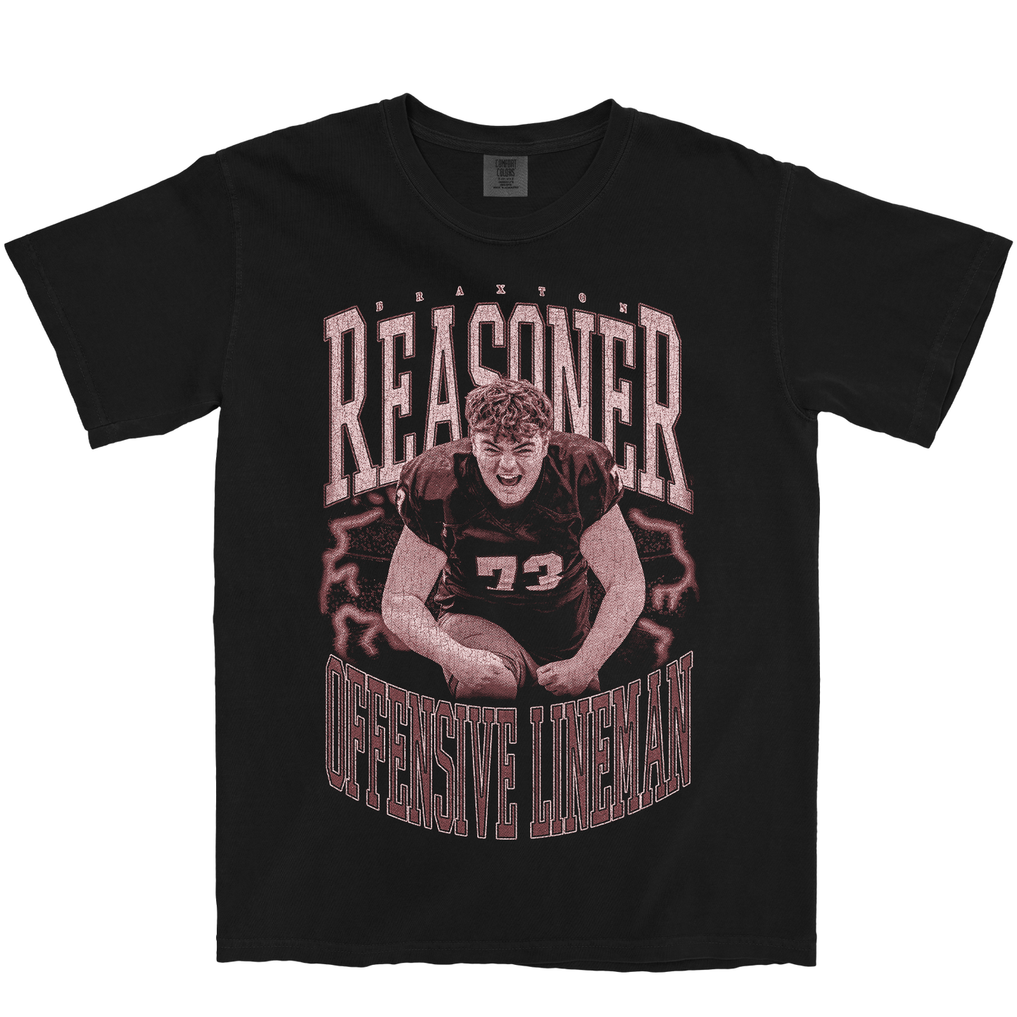 BRAXTON REASONER VINTAGE BLACK TEE