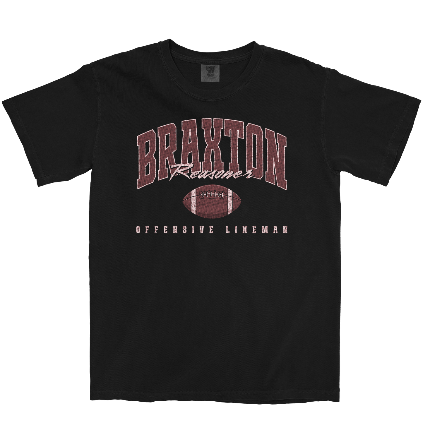 BRAXTON REASONER RETRO BLACK TEE