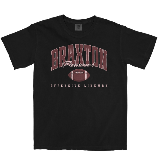 BRAXTON REASONER RETRO BLACK TEE
