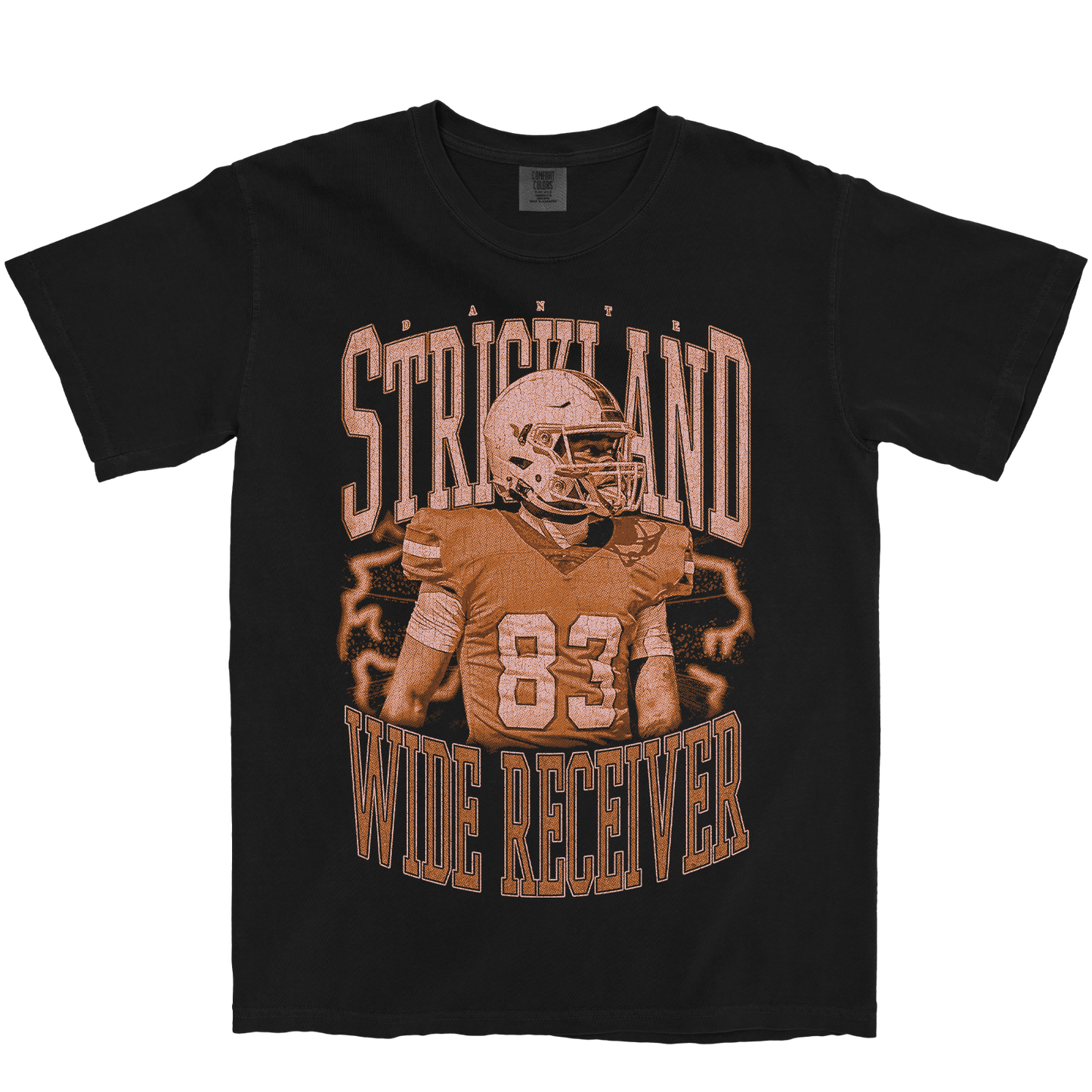DANTE STRICKLAND VINTAGE BLACK TEE