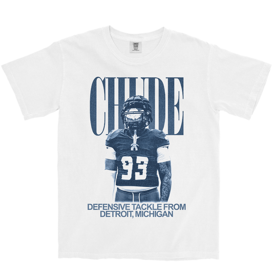 MICHAEL CHUDE VINTAGE WHITE TEE
