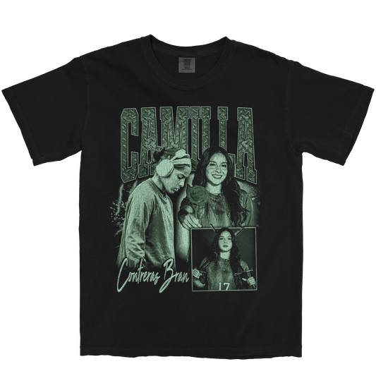 CAMILLA CONTRERAS BRAN GRAPHIC BLACK TEE