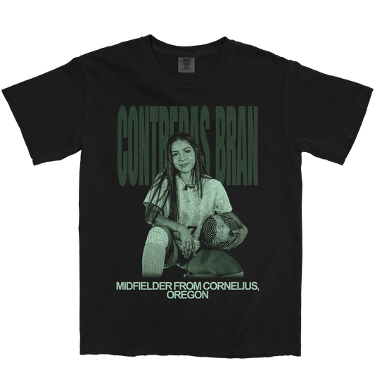 CAMILLA CONTRERAS BRAN VINTAGE BLACK TEE
