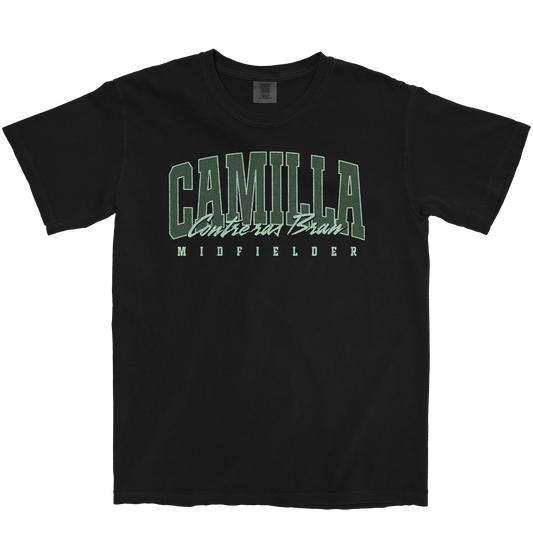 CAMILLA CONTRERAS BRAN RETRO BLACK TEE