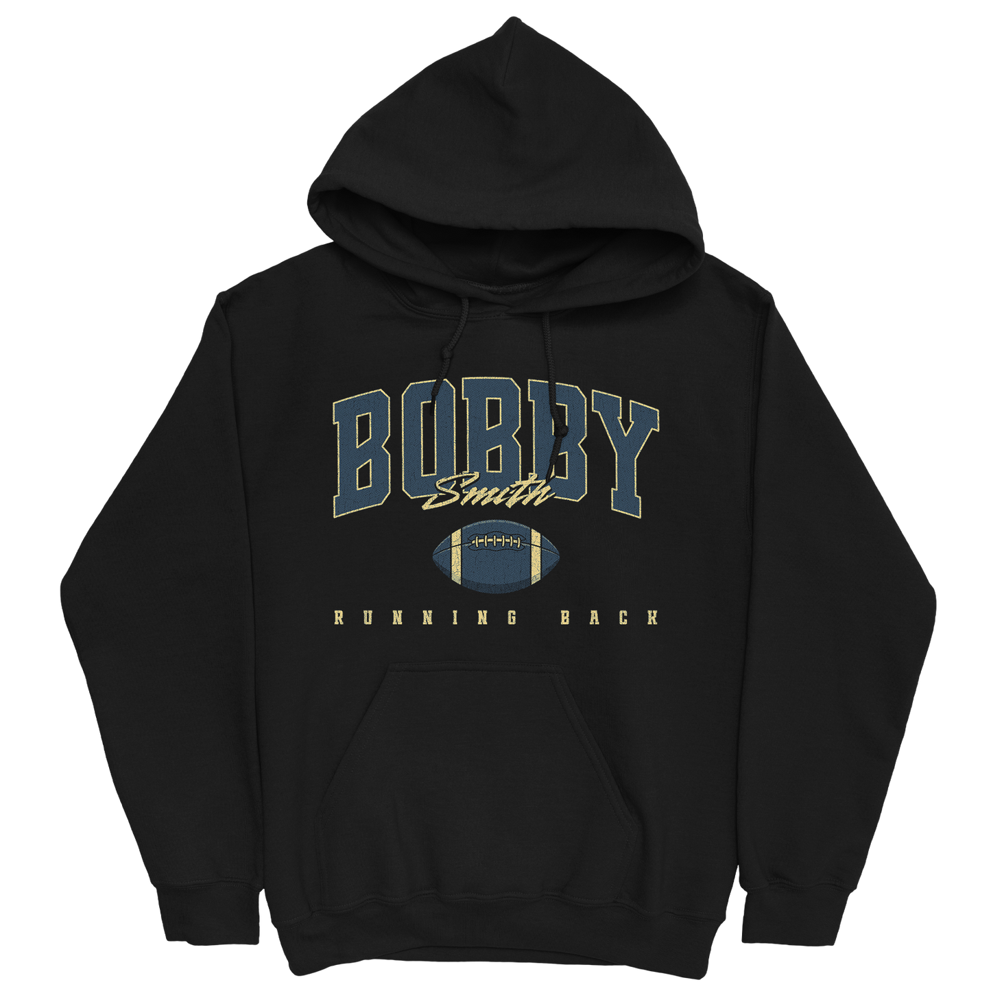 BOBBY SMITH RETRO BLACK HOODIE