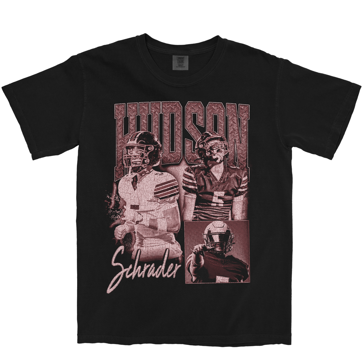HUDSON SCHRADER GRAPHIC BLACK TEE