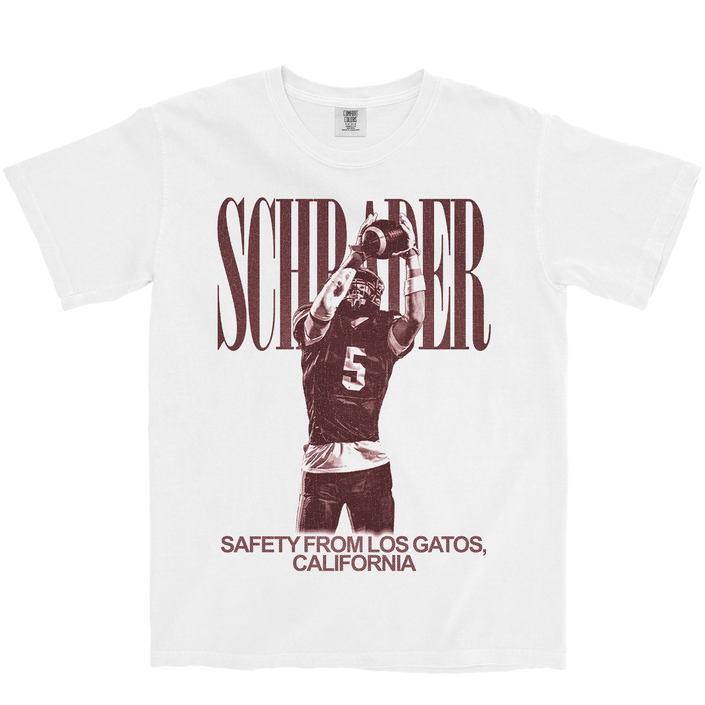 HUDSON SCHRADER VINTAGE WHITE TEE