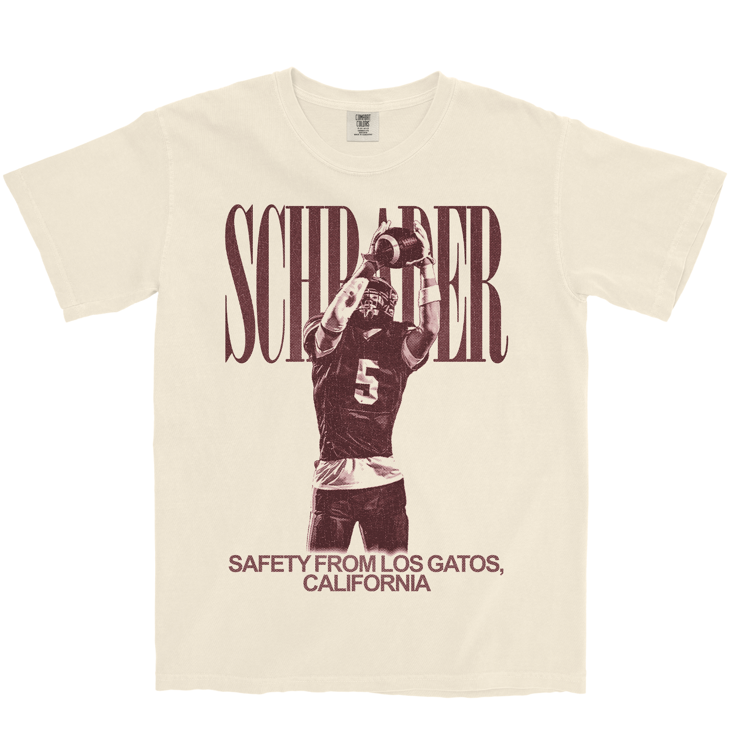 HUDSON SCHRADER VINTAGE IVORY TEE