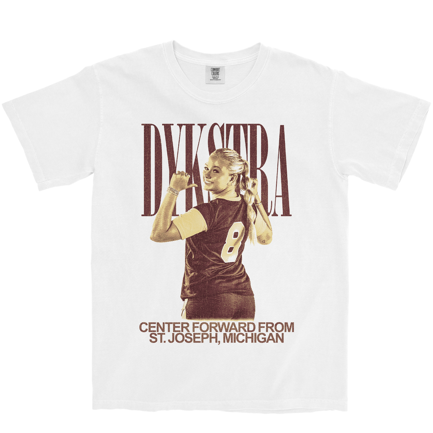 ELLA DYKSTRA VINTAGE WHITE TEE
