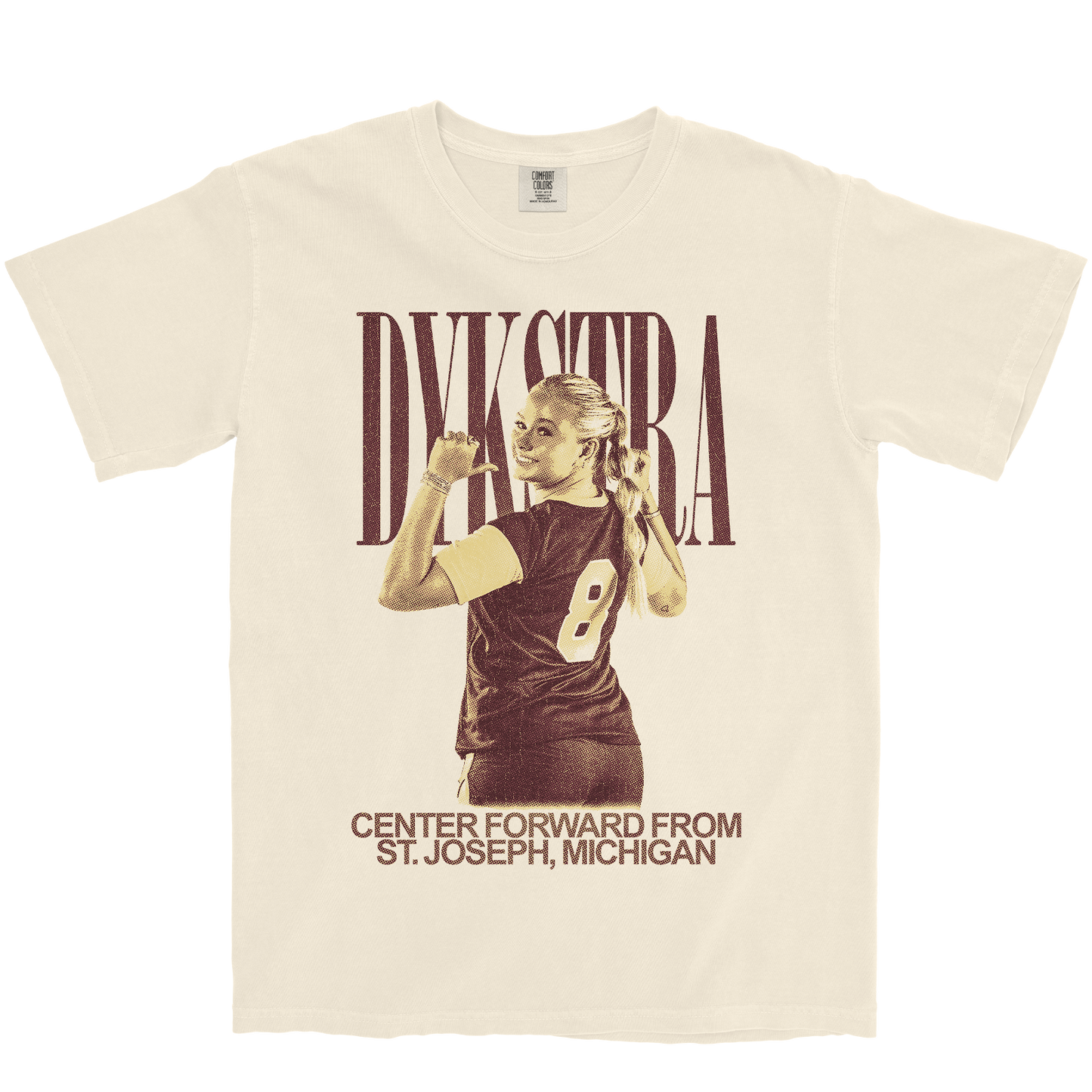 ELLA DYKSTRA VINTAGE IVORY TEE