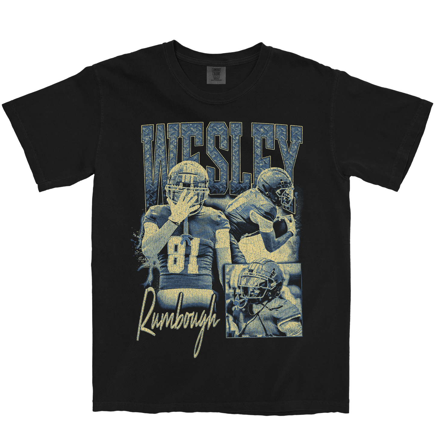 WESLEY RUMBOUGH GRAPHIC BLACK TEE