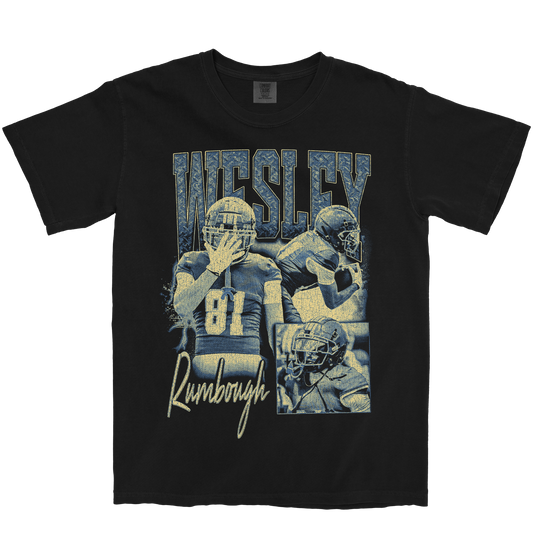 WESLEY RUMBOUGH GRAPHIC BLACK TEE