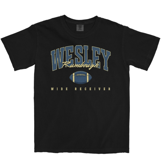 WESLEY RUMBOUGH RETRO BLACK TEE
