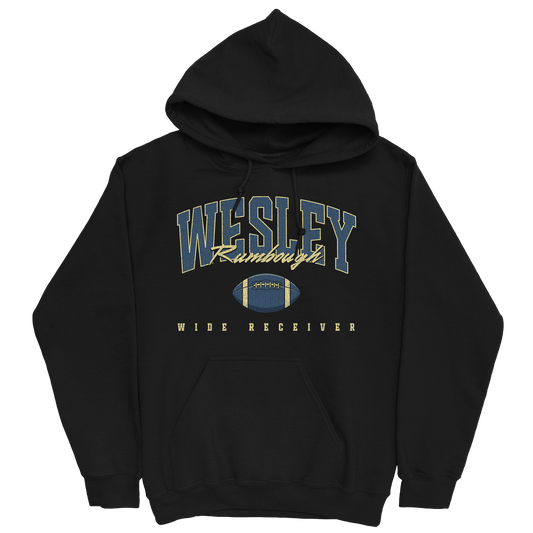 WESLEY RUMBOUGH RETRO BLACK HOODIE