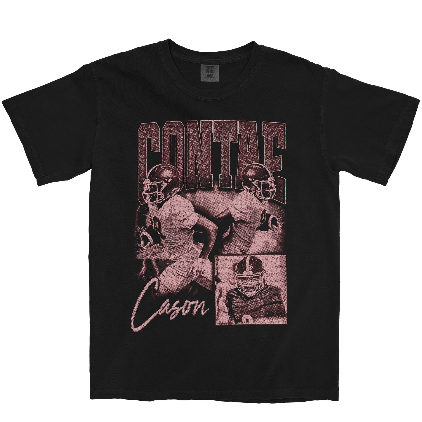 CONTAE CASON GRAPHIC BLACK TEE