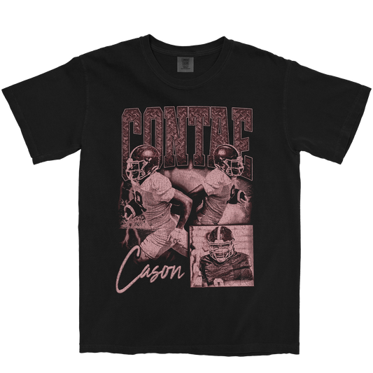 CONTAE CASON GRAPHIC BLACK TEE