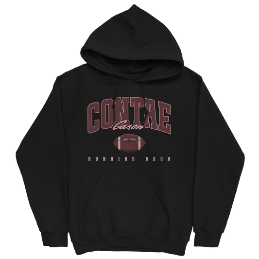 CONTAE CASON RETRO BLACK HOODIE
