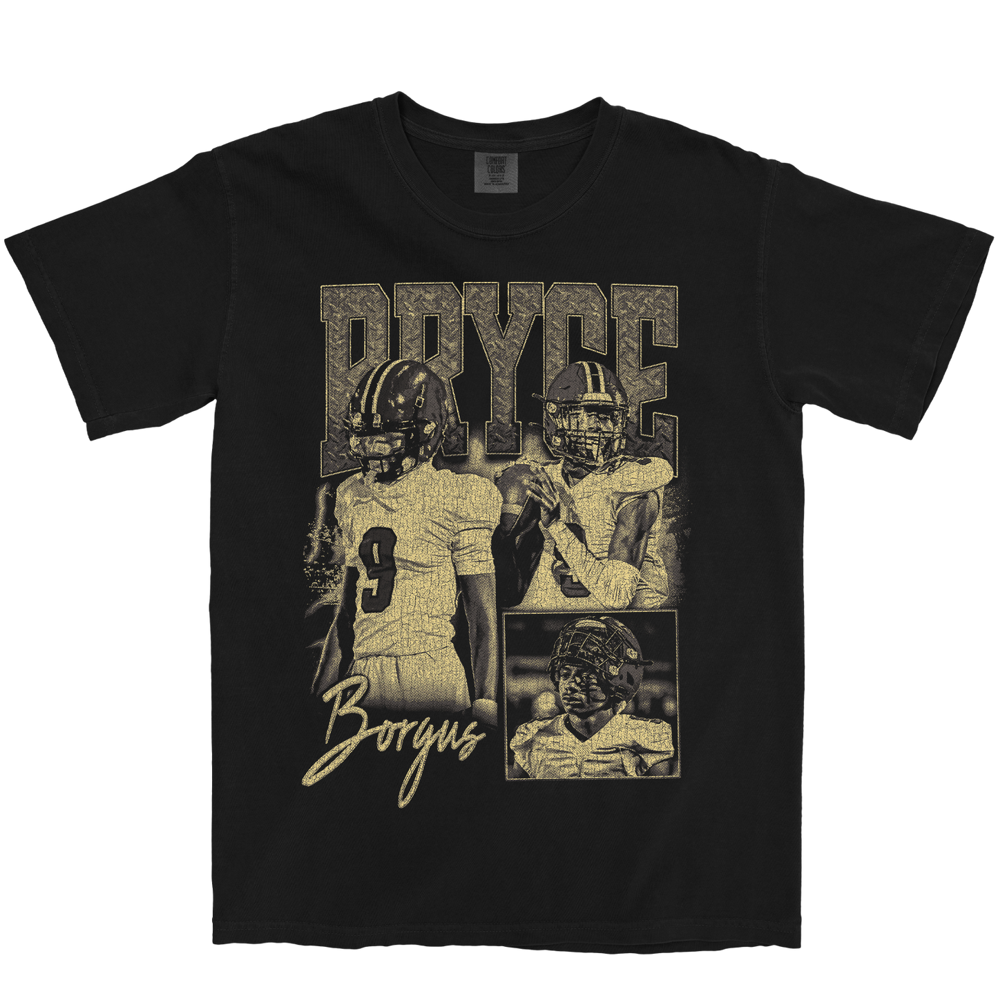 BRYCE BORGUS GRAPHIC BLACK TEE
