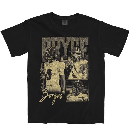 BRYCE BORGUS GRAPHIC BLACK TEE