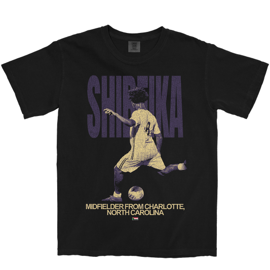 AMRO SHIBEIKA VINTAGE BLACK TEE