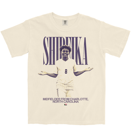 AMRO SHIBEIKA VINTAGE IVORY TEE