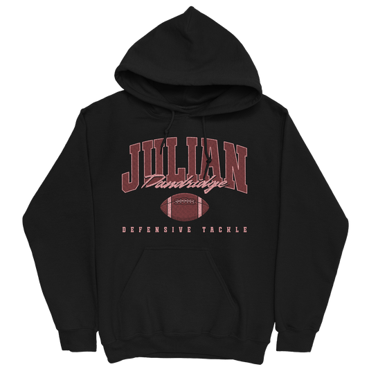 JULIAN DANDRIDGE RETRO BLACK HOODIE