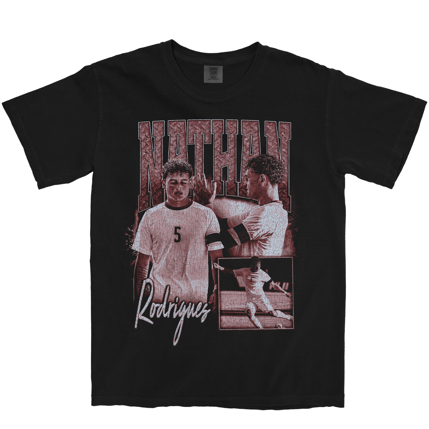 NATHAN RODRIGUES GRAPHIC BLACK TEE