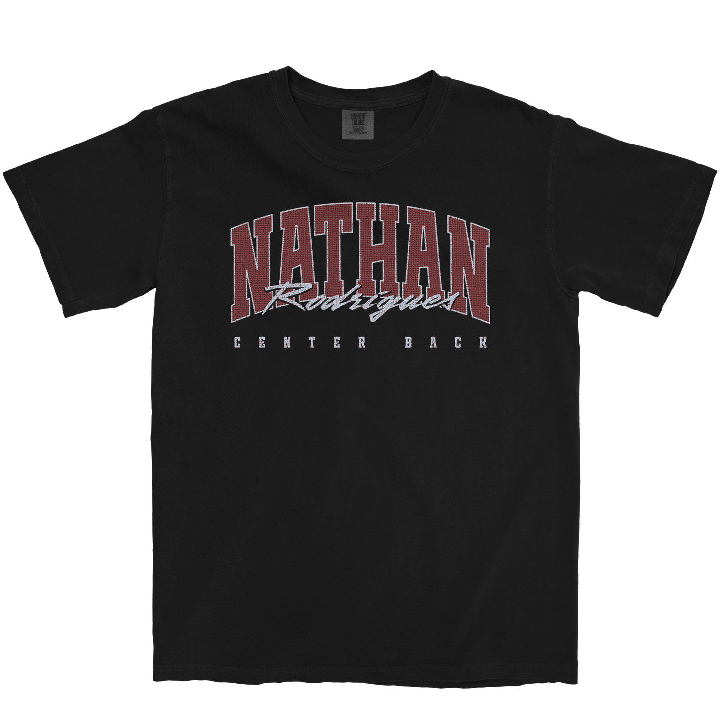 NATHAN RODRIGUES RETRO BLACK TEE