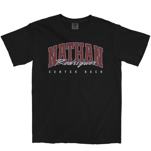 NATHAN RODRIGUES RETRO BLACK TEE