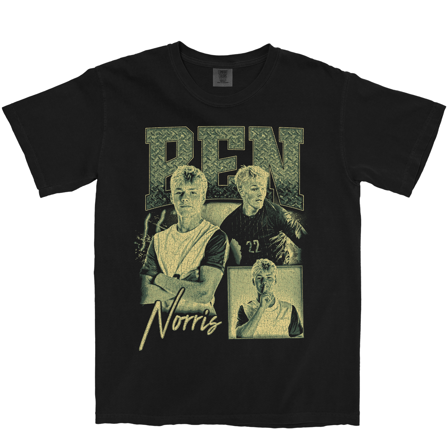 BEN NORRIS GRAPHIC BLACK TEE