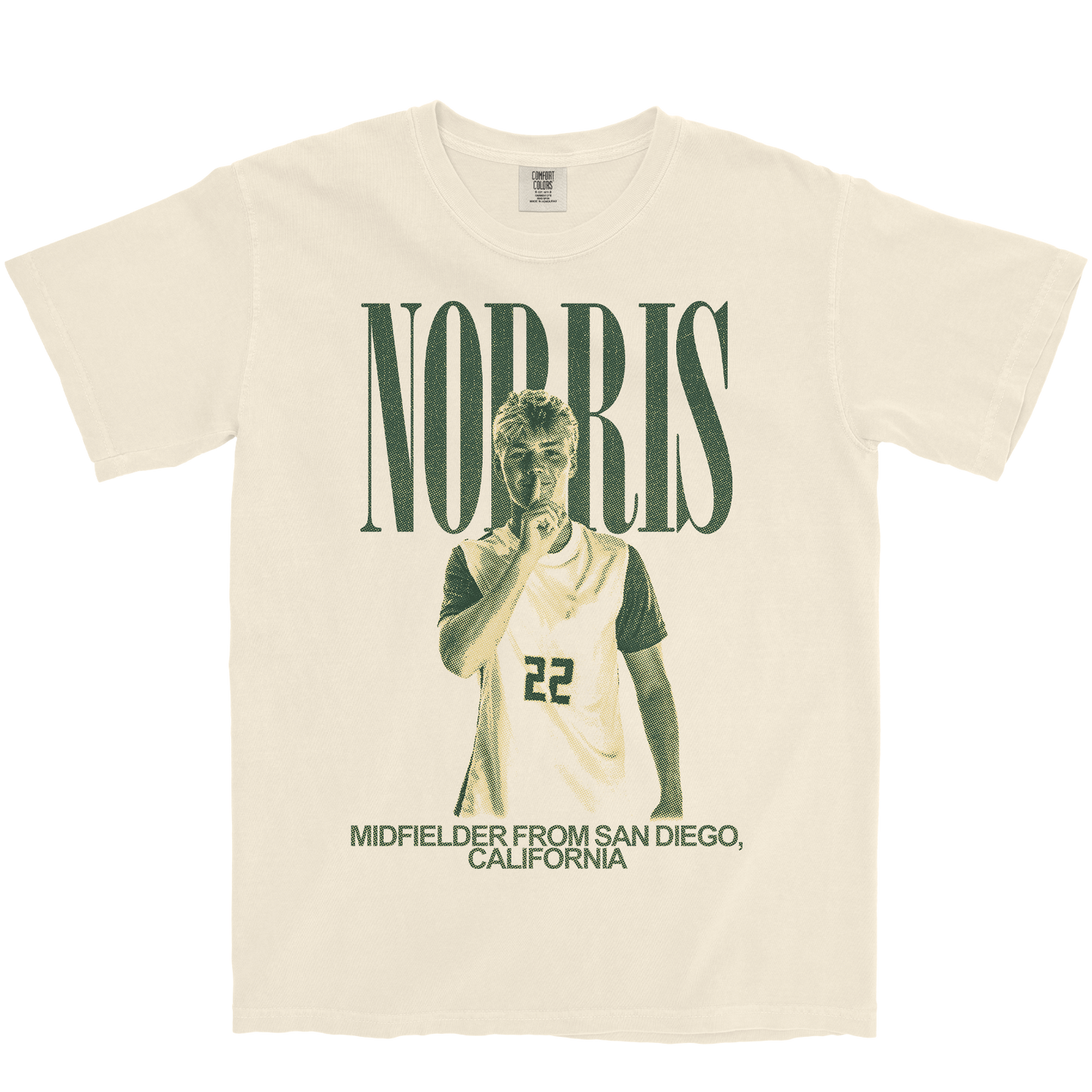 BEN NORRIS VINTAGE IVORY TEE