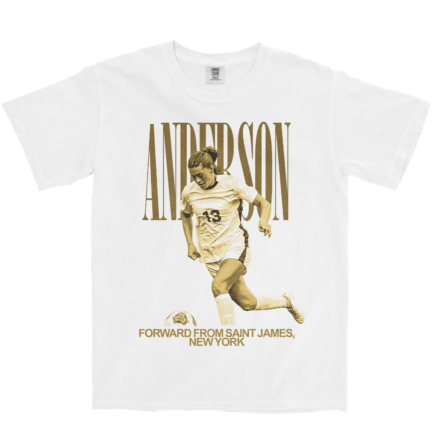 MALLORY ANDERSON VINTAGE WHITE TEE