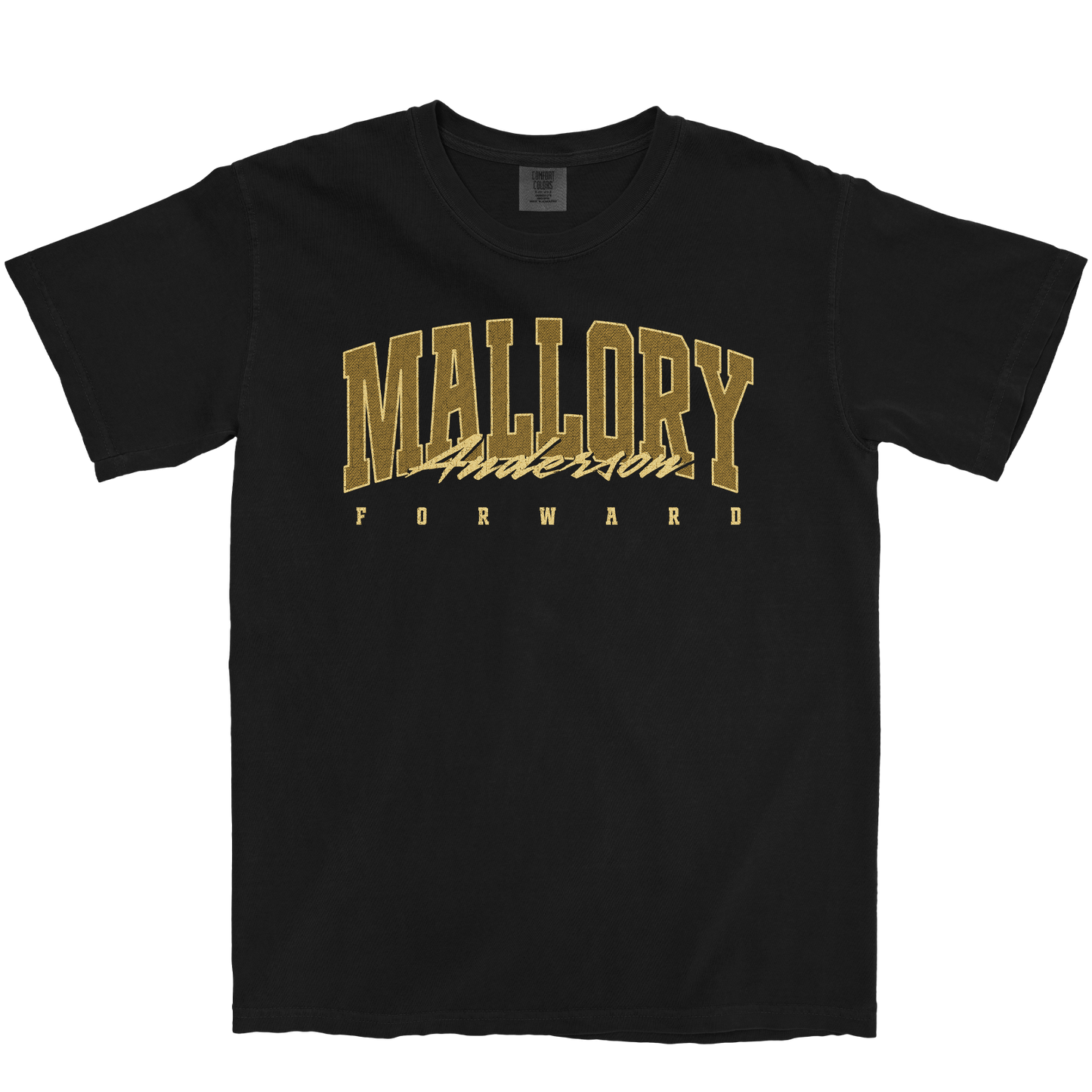 MALLORY ANDERSON RETRO BLACK TEE