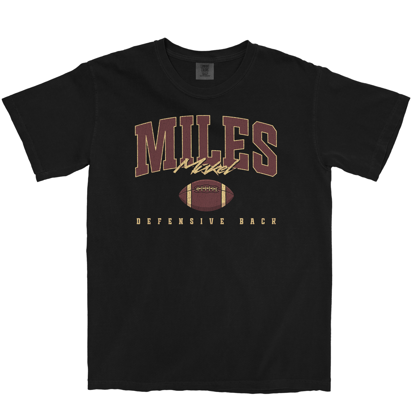 MILES MISKEL RETRO BLACK TEE