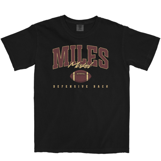 MILES MISKEL RETRO BLACK TEE