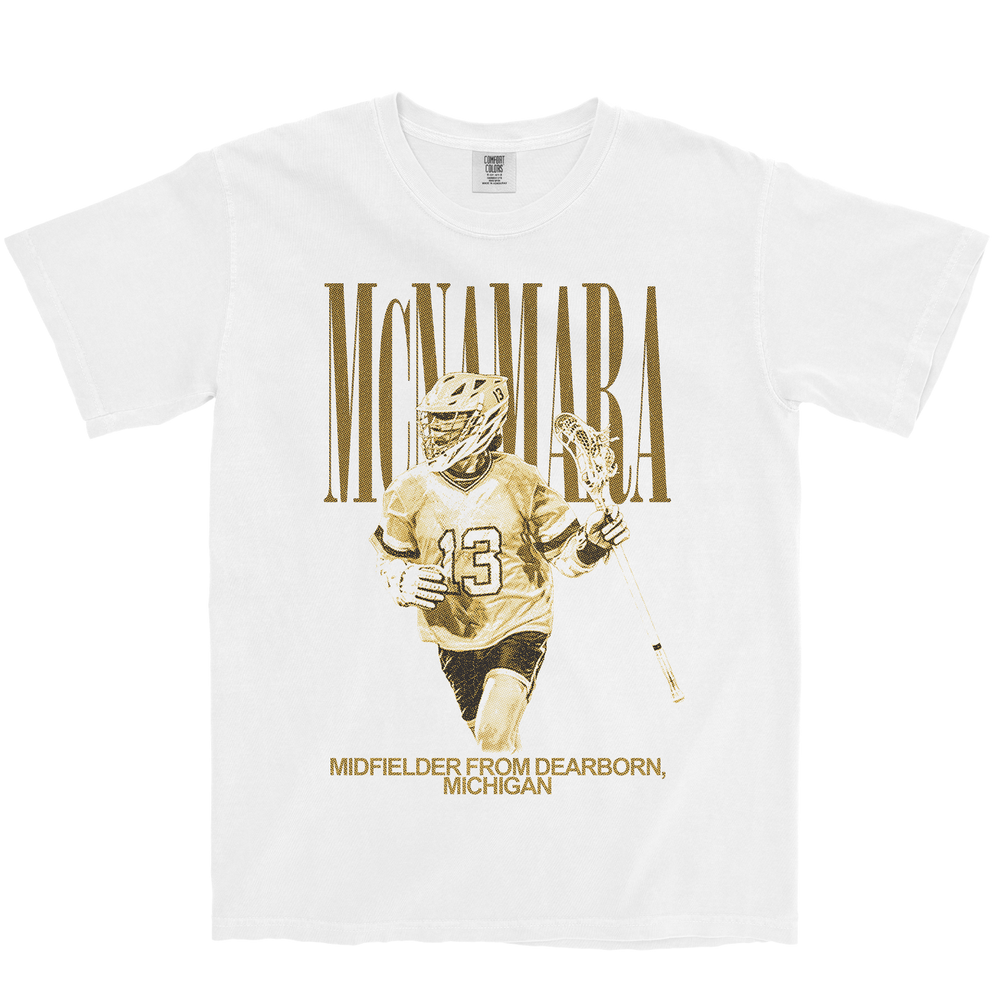 BRAEDEN MCNAMARA VINTAGE WHITE TEE
