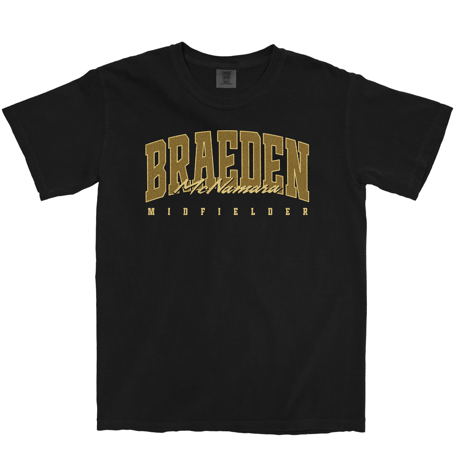 BRAEDEN MCNAMARA RETRO BLACK TEE