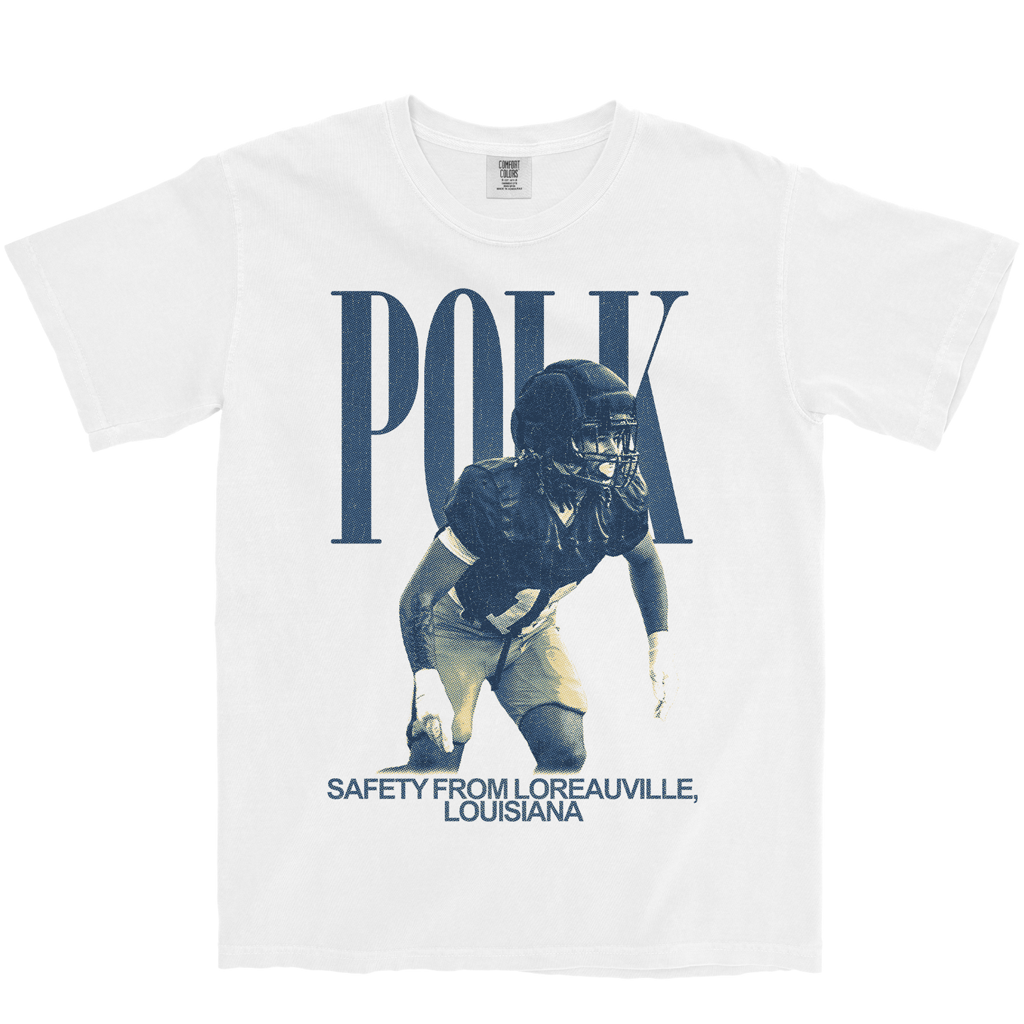 KYLON POLK VINTAGE WHITE TEE