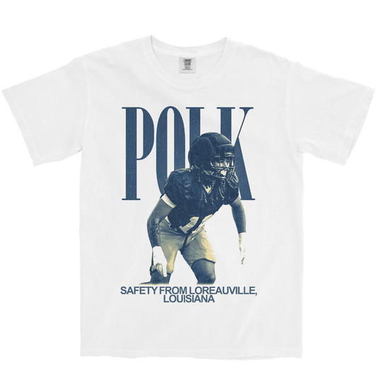 KYLON POLK VINTAGE WHITE TEE