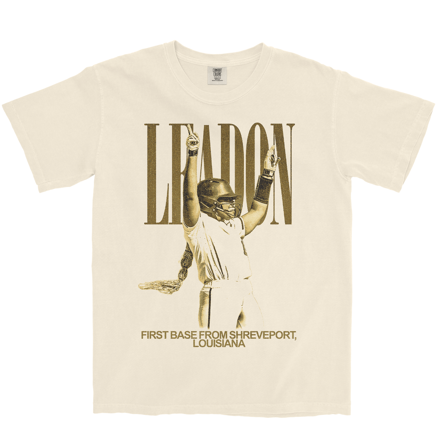 TAVIA LEADON VINTAGE IVORY TEE