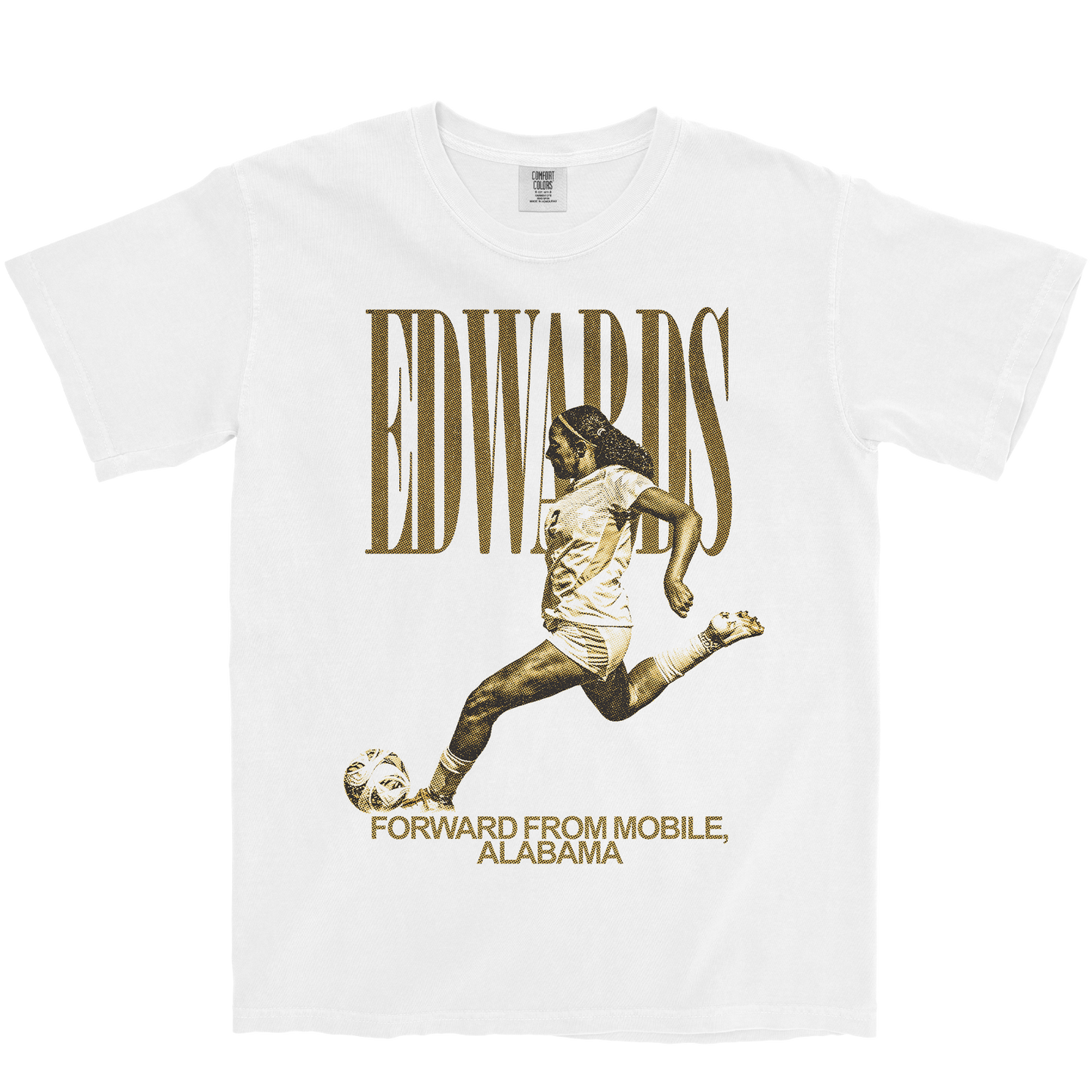 AMEERA EDWARDS VINTAGE WHITE TEE