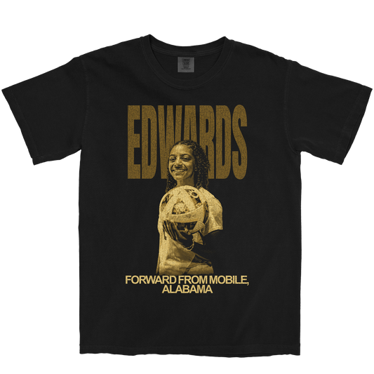 AMEERA EDWARDS VINTAGE BLACK TEE