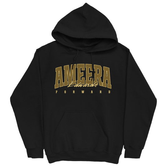 AMEERA EDWARDS RETRO BLACK HOODIE