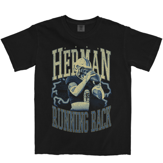 COBY HERMAN VINTAGE BLACK TEE