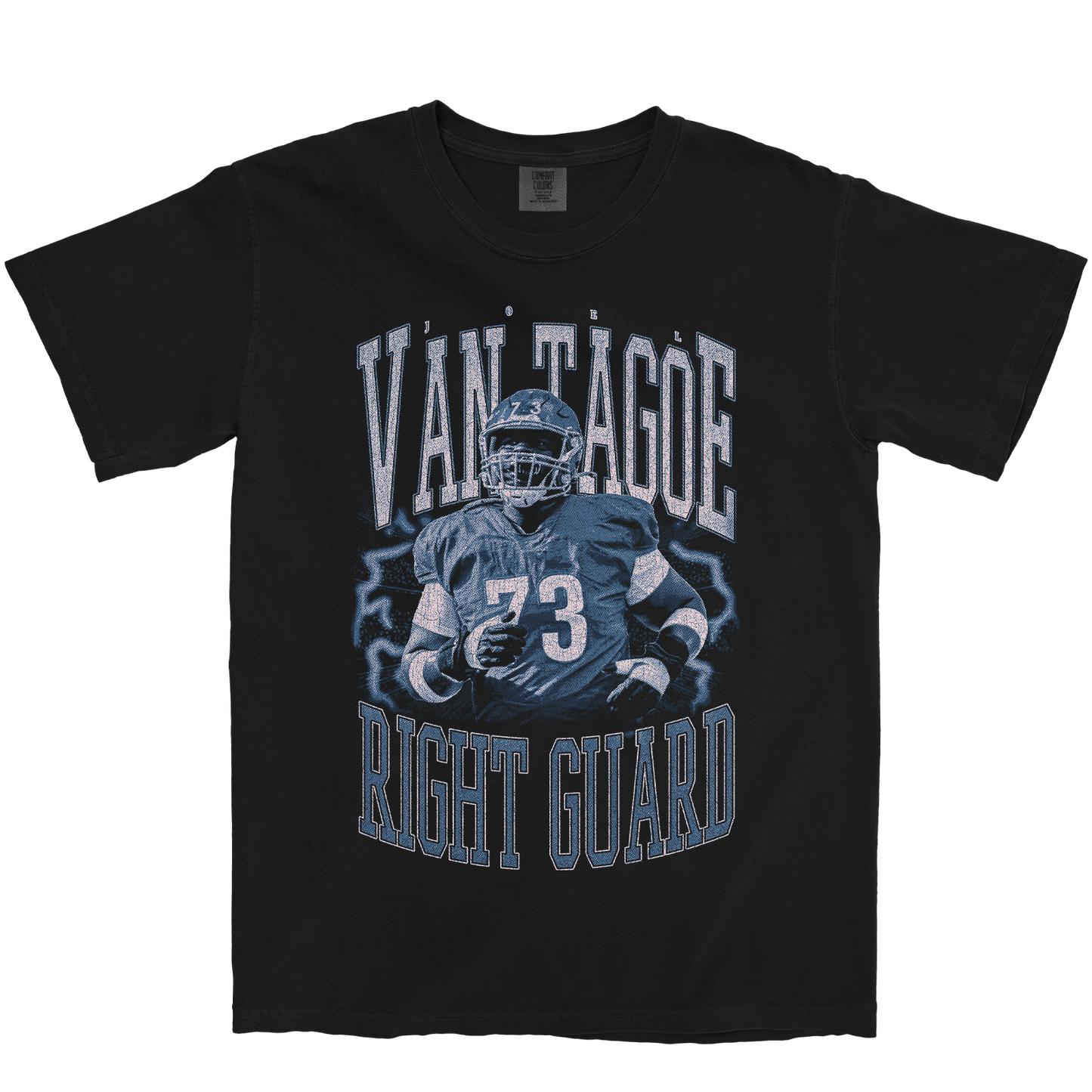 JOEL VAN-TAGOE VINTAGE BLACK TEE